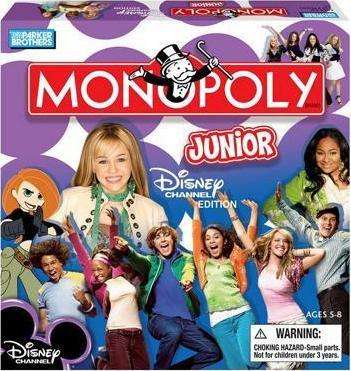 Monopoly Junior Disney Channel Edition Game