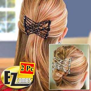 Create Amazing hair styles with this 2 Pc EZ Combs