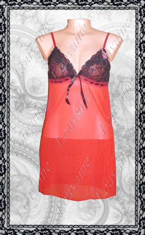 Sexy Red/Black  Baby Doll