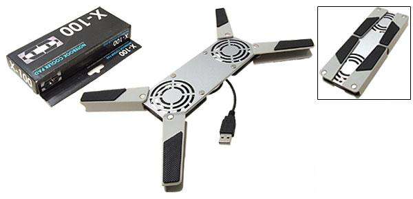 USB Cooler Pad Cooling Fan for Notebook
