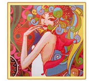 Sexy Belle Pattern Counted Cross-Stitch Cross Stitch Kit