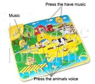 Fun animal sound  Play Mat