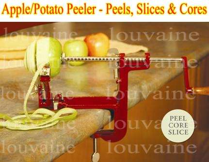 Apple/Potato Peeler - Peels, Slices & Cores