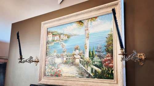 2 x Beautifull Brass Piano Candle holders