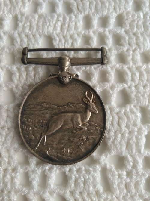 WW II Africa Service Medal issued to W151414 HJ Otten