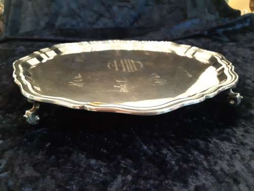 Hallmarked Sheffield 1960 Tray. 1154g