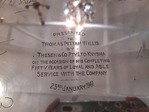 Hallmarked Sheffield 1960 Tray. 1154g