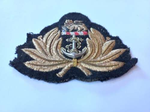 SA Navy Lurex Officers Badge