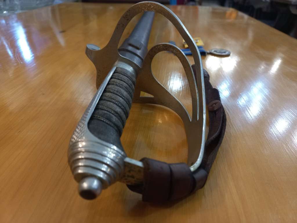 SAPS Ceremonial Sword and Medal issued to JH van der Walt