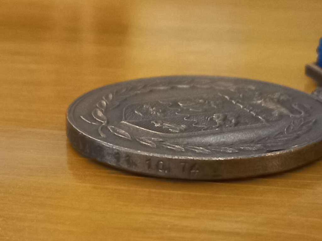 SAPS Ceremonial Sword and Medal issued to JH van der Walt