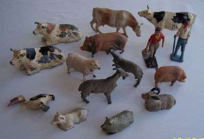 Vintage Lead Farm Animals