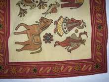 Bali hand embroidered/ embossed like Antique Runner for diningroom  table( 2metres)by 50cm wide