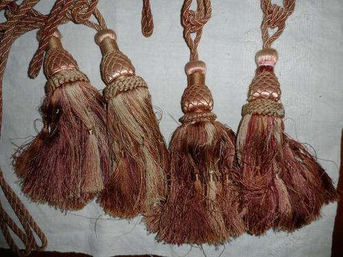 X4 LARGE CURTAIN TIEBACKS