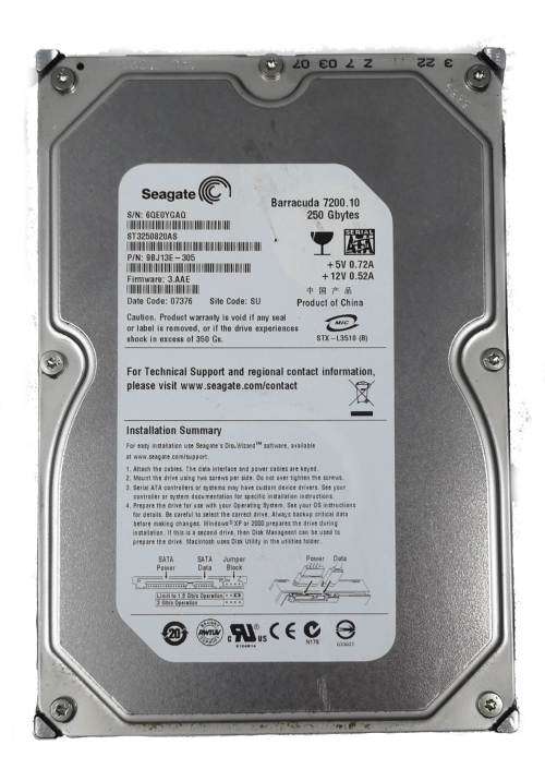 Seagate Barracuda 250GB SATA hard drive