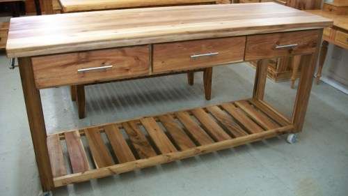 Kitchen Island 1.8m made from Blackwood