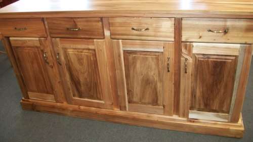 Sideboard with 4 doors made from Blackwood