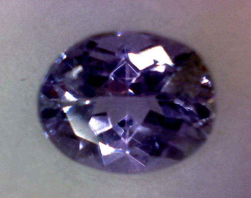 0.4ct 5.05x4.05x2.65mm Oval 100% Natural faceted Tanzanite - Photo of actual gem