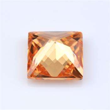 (7.80 CT) TIME TO CELEBRATE WITH THIS CHAMPAGNE COLOR, SQUARE CUT, ZIRCON
