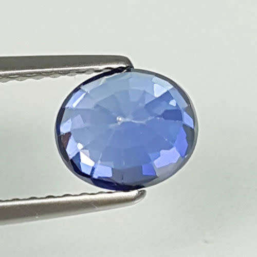 2.08ct Natural SLP Gem Lab Certified Tanzanite - Oval - Violet Blue