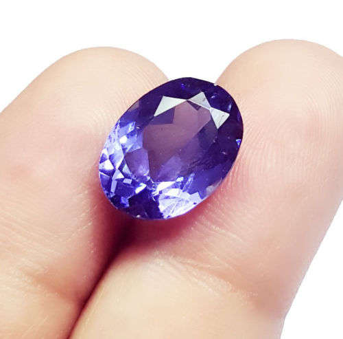 6.52ct Natural GGL Certified Tanzanite - Oval - Blue