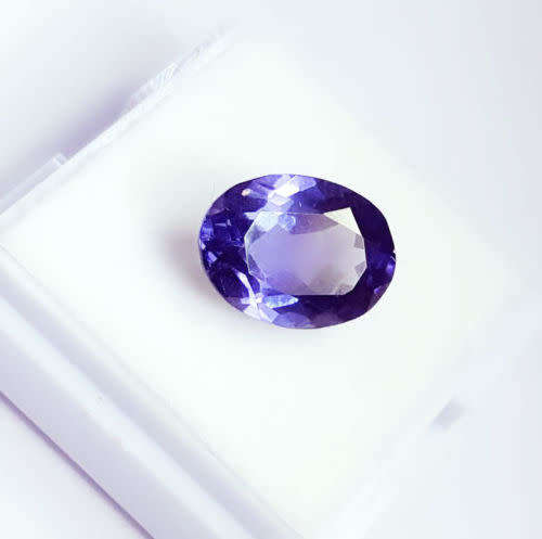 6.52ct Natural GGL Certified Tanzanite - Oval - Blue