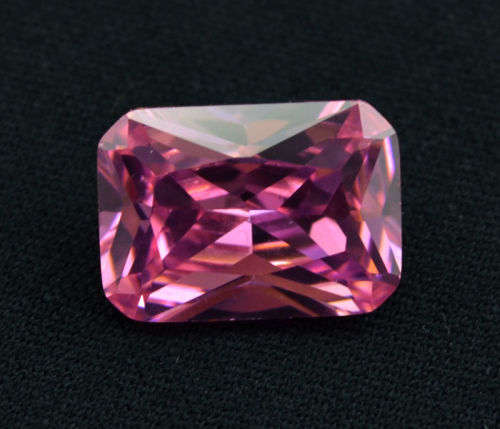 11.600CT,NATURAL,RECTANGLE SHAPE,PINK ZIRCON GEM,14 X 10 mm
