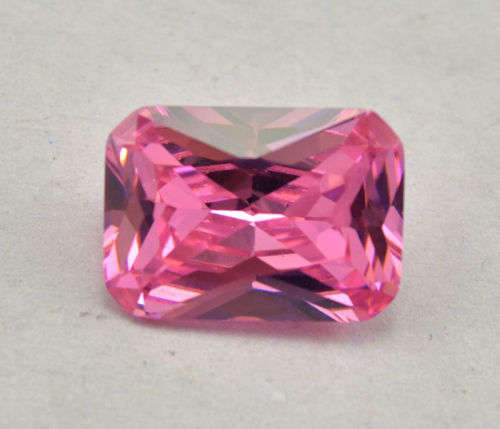 11.600CT,NATURAL,RECTANGLE SHAPE,PINK ZIRCON GEM,14 X 10 mm