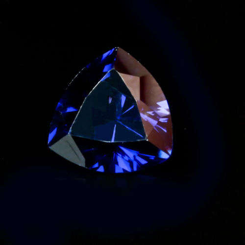 6.180 CT, STUNNING VVS, NATURAL TANZANITE, TRILLION CUT, VIOLET BLUE COLOR, ,