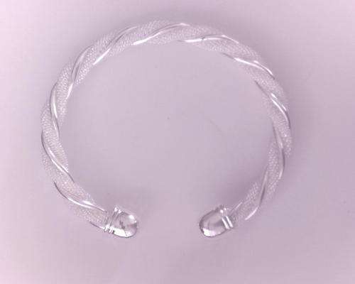 Stunning!! Sterling Silver 925 Bracelet Open End Rope Effect 9mm thick 23g - Price reduced to be !!!