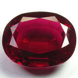 Awesome blood red ruby possible diffusion treatment IF 20.200ct 16.00x14.00x9.00mm
