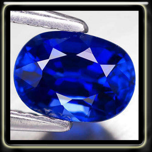 1.96ct Natural Sapphire - Kashmir Blue - Oval - Gently Heated - Bangkaja - VS1 8.4x5.7x4.4mm