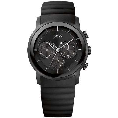 **R5499.00** NEW ARRIVAL!! Hugo Boss Black Silicon Strap Chronograph with Papers. 1512639