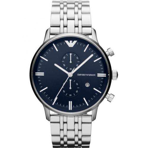 EMPORIO ARMANI CLASSIC MEN'S NAVY BLUE DIAL AR80013