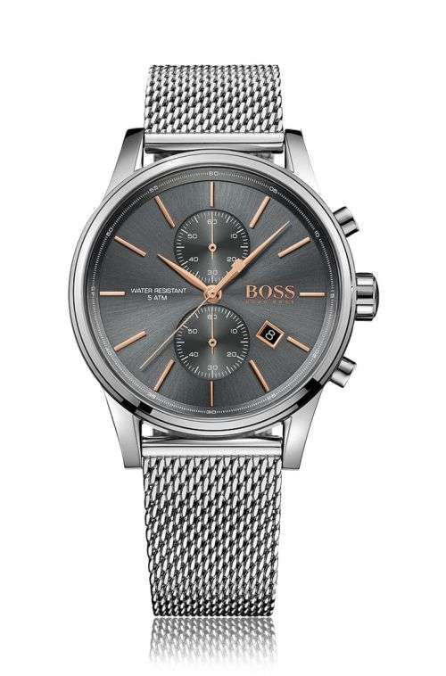 HUGO BOSS Jet Steel Mesh Strap Chronograph Watch 1513440