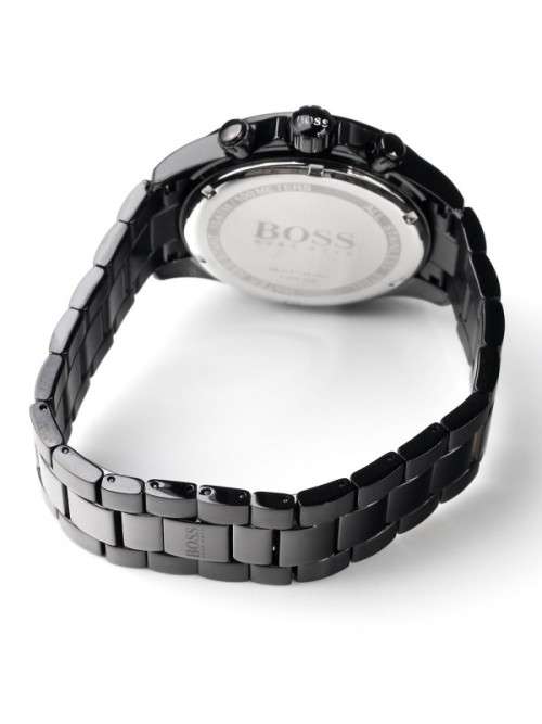 HUGO BOSS Men's Chronograph Ionic Black Plated Steel 1512961