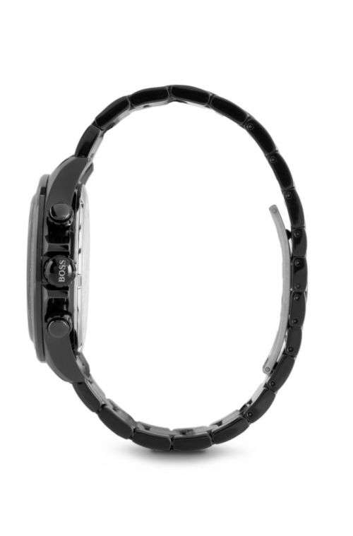 HUGO BOSS Men's Chronograph Ionic Black Plated Steel 1512961