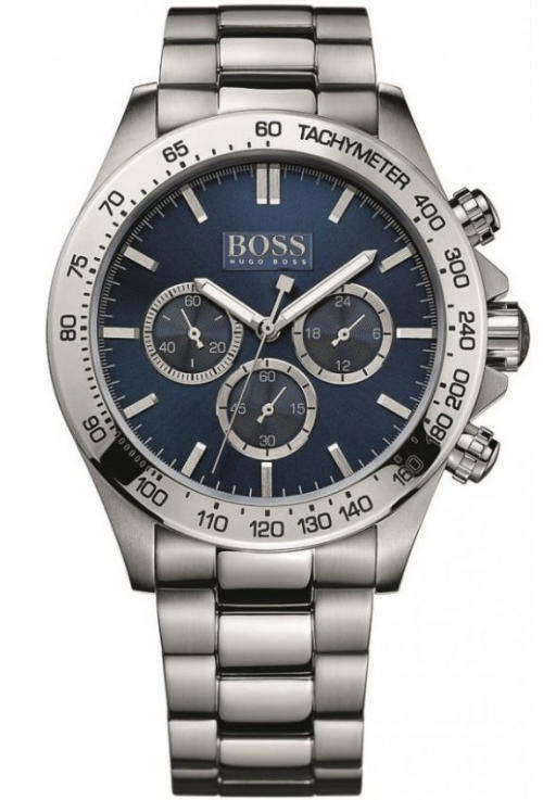 HUGO BOSS Men's Chronograph Ikon Dark Blue Dial 1512963