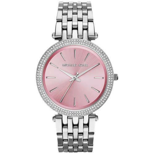 MICHAEL KORS Darci Pink & Silver Stainless Steel Ladies Watch MK3352