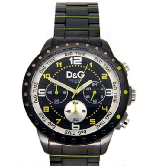 BRAND NEW !! Mens D&G Navajo Watch Black & Green