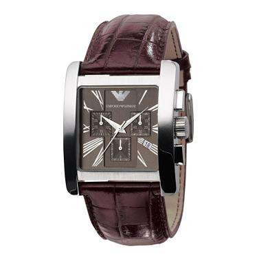 ** R4599.99 ** Mens Emporio Armani AR0185 Brown Leather