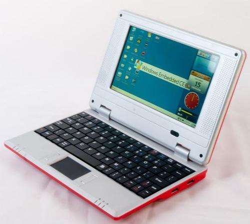 ** NO RESERVE ** 7inch LCD NETBOOK. WIFI. WINDOWS CE. RED COLOUR