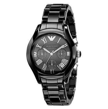 ** R4699.99** NEW RELEASE. Ladies Emporio Armani Black Ceramic AR1401