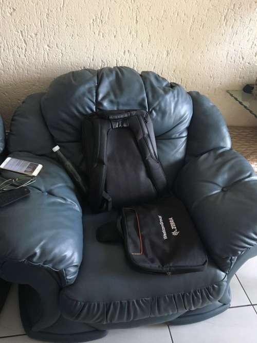 3 piece - 6 seater leather lounge suite