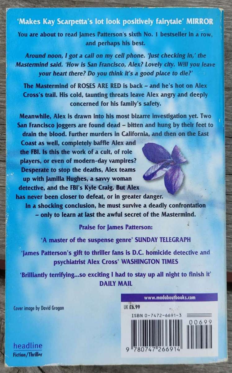 Violets are blue by James Patterson