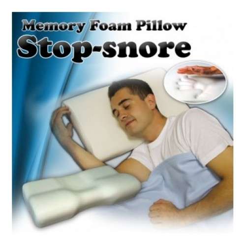 comfort pedic stop snore pillow.