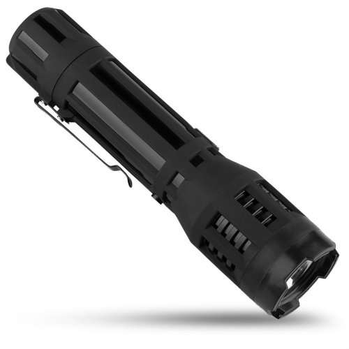 LED Tactical Self Defense Flashlight Stun Gun Heavy Duty Rechargeable (1321)