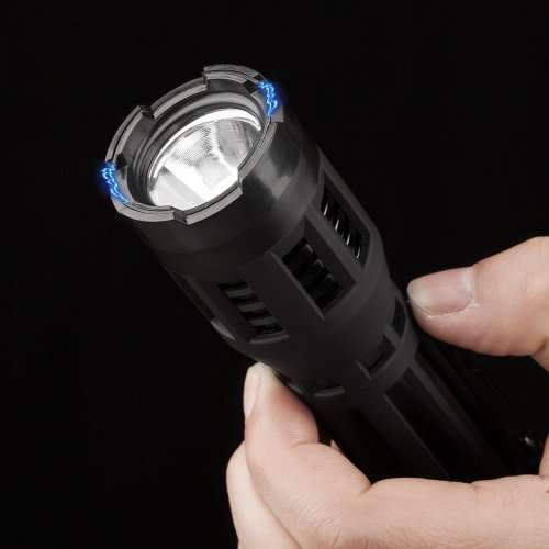 LED Tactical Self Defense Flashlight Stun Gun Heavy Duty Rechargeable (1321)