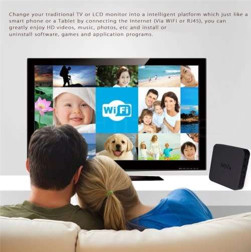 MX-Q 4K Smart TV Box (NETFLIX, WIFI, KODI)