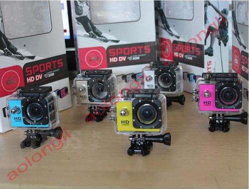 HD 1080P MJPEG 2 inch LCD IP68 30m Waterproof Sports Action Camera DVR
