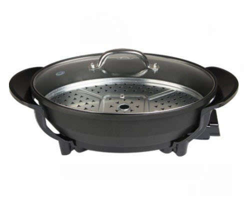 SUNBEAM ELECTRIC CASSEROLE WITH STEAMER